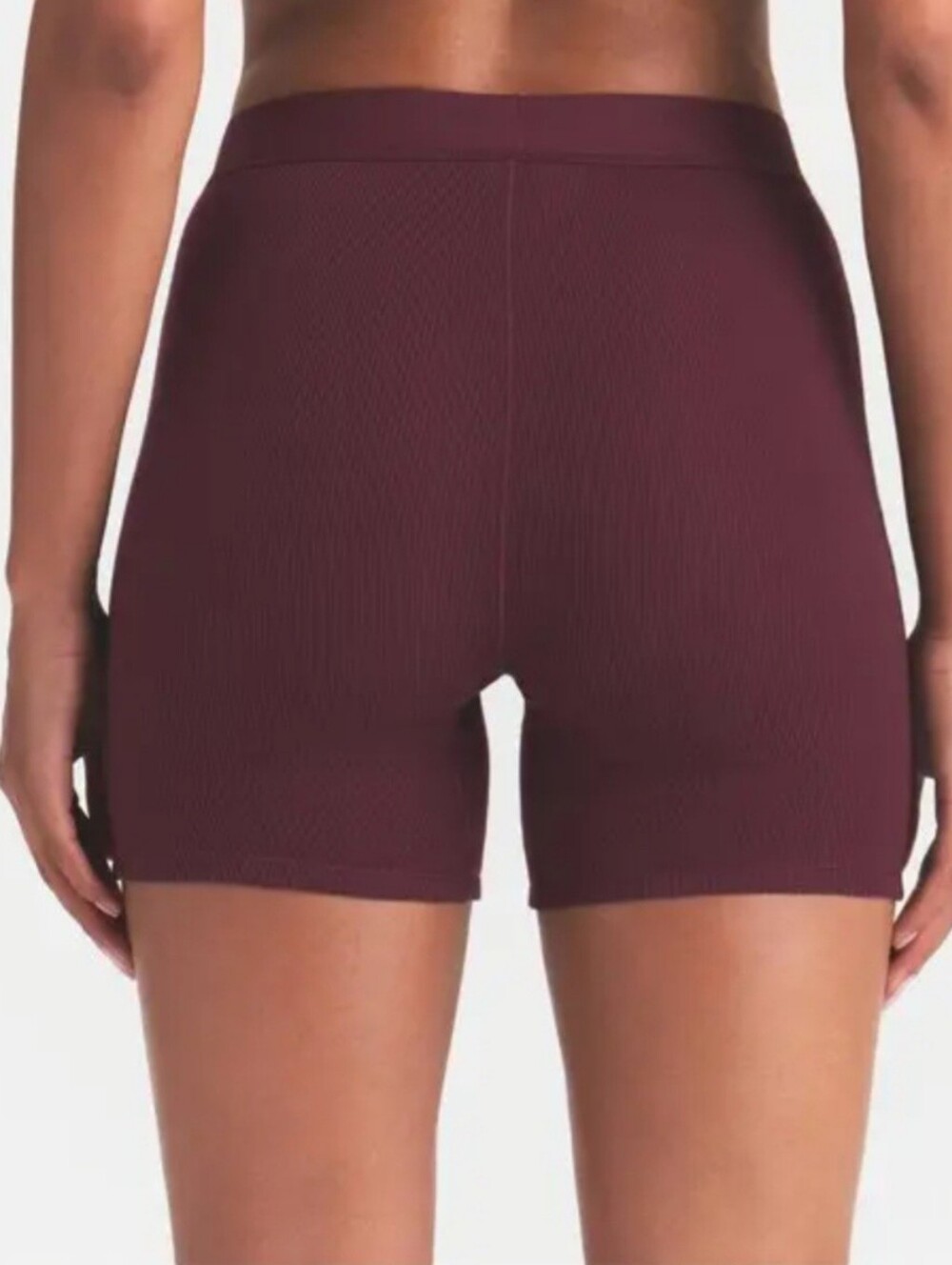 SKIMS Ribbed Cotton Boxers- In Redwood!!! - Picture 4 of 8
